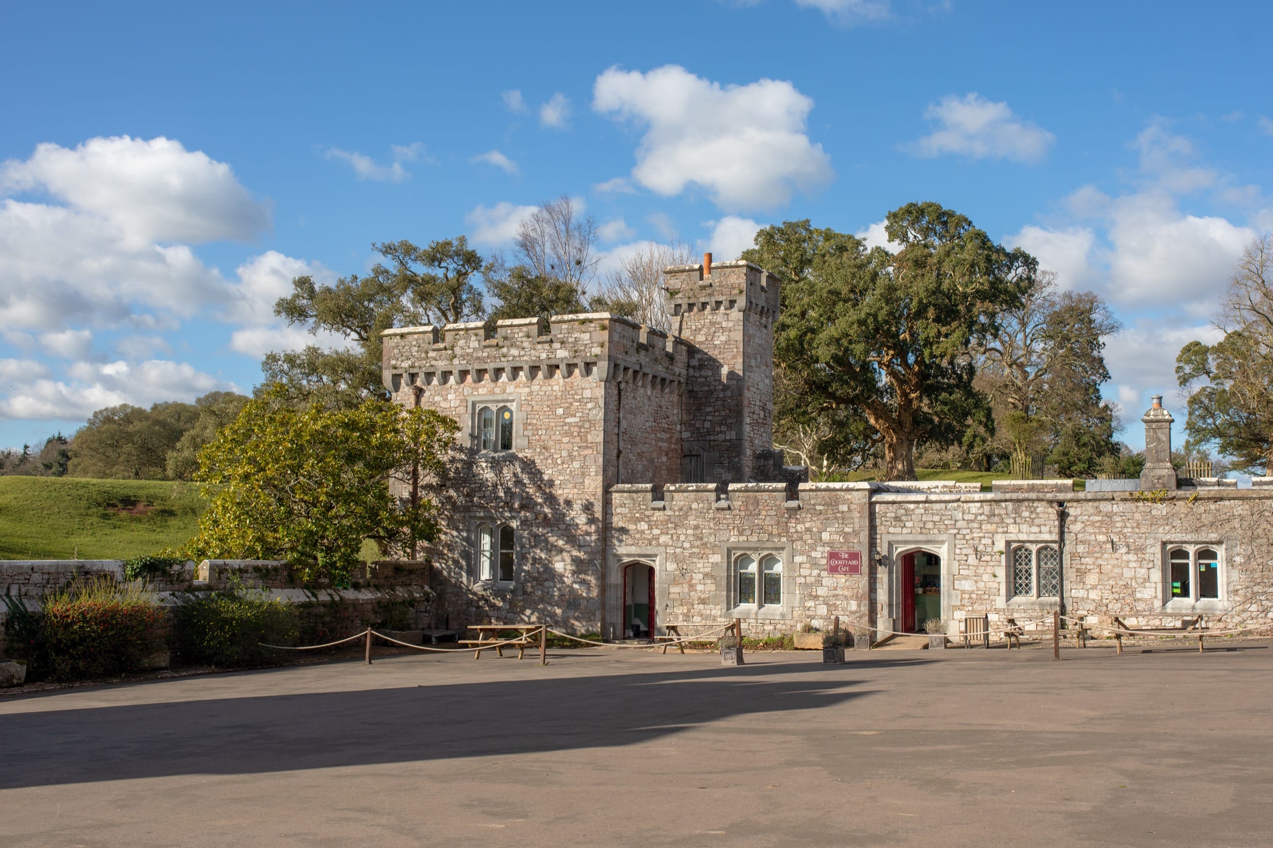 The Courtyard Cafe at Powderham Castle